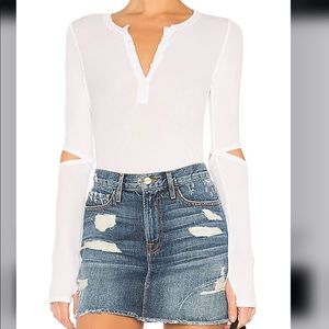 Michael Lauren Denmar Top in White